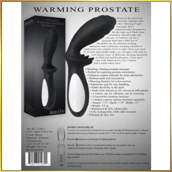 prostaat massage vibrator verwarmd